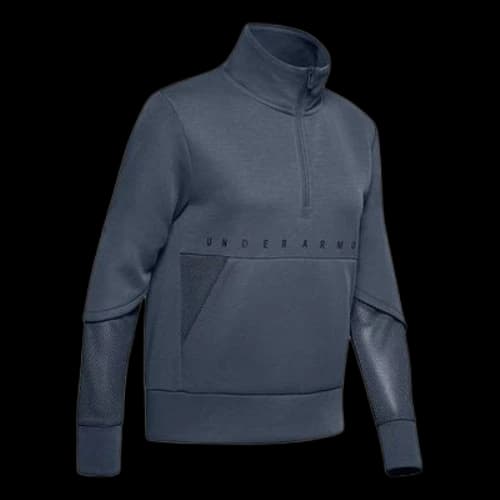 Under Armour Splicing Pocket High Collar Gray (Women's)