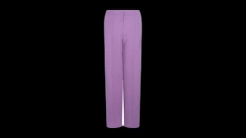 Ferragamo Women's Straight-Leg Trousers Purple