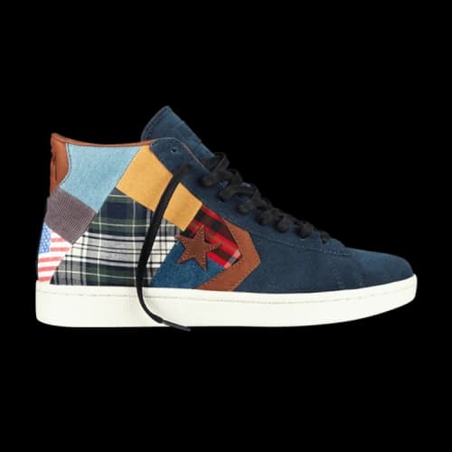 Converse Stussy x Pro Leather FS Mid 'Navy Patchwork'