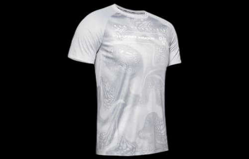 Under Armour Iso-Chill Running Sports Short Sleeve Gray