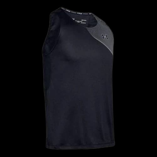 Under Armour Qualifier Iso-Chill Running Tank 'Black Grey'