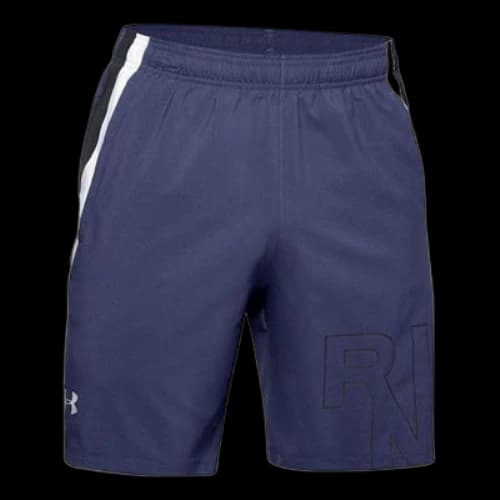 Under Armour Launch SW Branded 7 inch Shorts 'Blue'