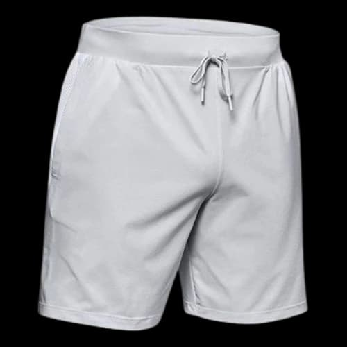Under Armour Qualifier Speedpocket Branded Linerless 7inch Shorts 'Grey'