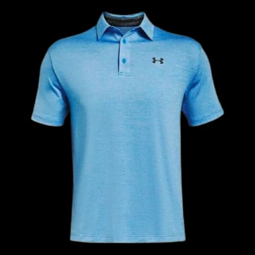 Under Armour Playoff Golf Sports Thin and light Breathable Loose Short Sleeve Polo Shirt Blue