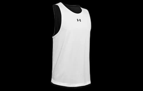 Under Armour Baseline Tank 'White Black'