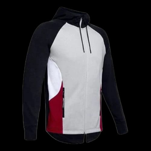 Under Armour SC30 Warm Up Hoodie Jacket 'Black Grey Red'