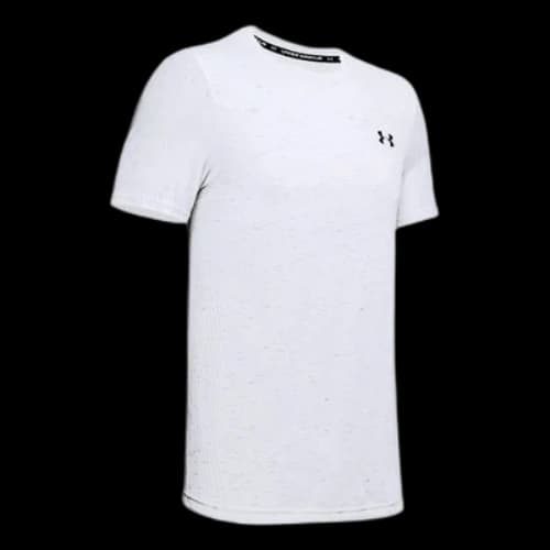 Under Armour Seamless Casual Sports Breathable Round Neck Short Sleeve White