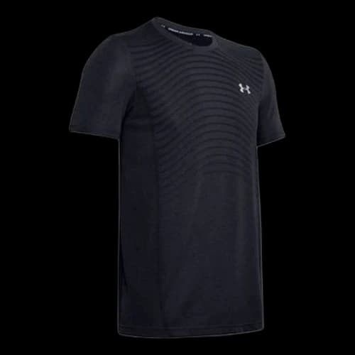 Under Armour Seamless Wave Short Sleeve Black