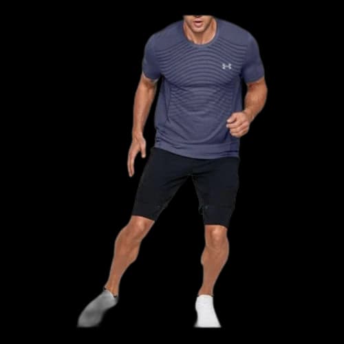 Under Armour Seamless Wave Short Sleeve Blue