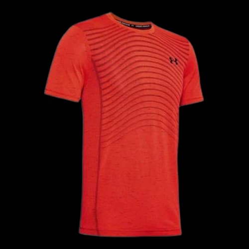 Under Armour Seamless Wave Short Sleeve Red