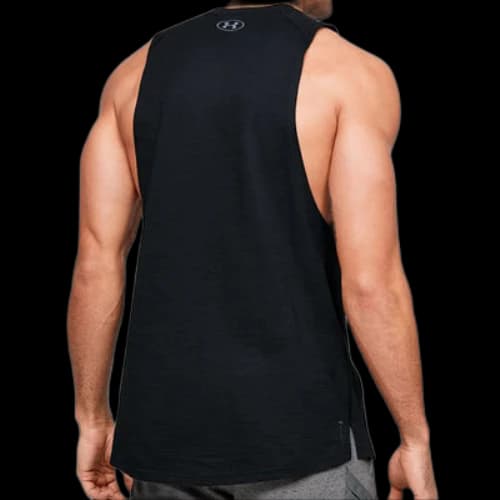 Under Armour Project Rock Charged Cotton Tank 'Black'