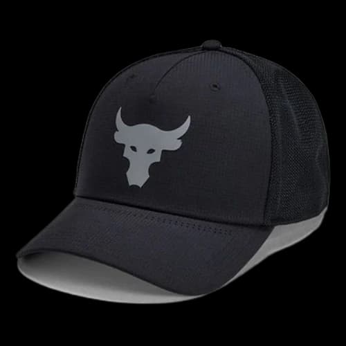 Under Armour Project Rock Trucker Hat 'Black Grey'