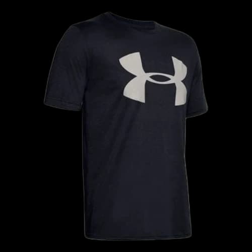 Under Armour Big Logo Reflective Short Sleeve Black