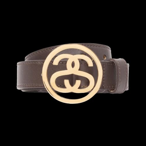 Stussy SS-Link Buckle Belt 'Brown'