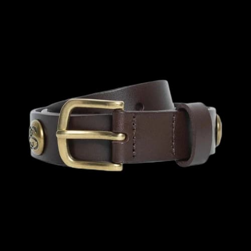 Stussy SS-Link Studded Belt Brown