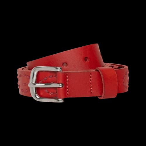 Stussy Embroidered S Belt 'Fire Red'