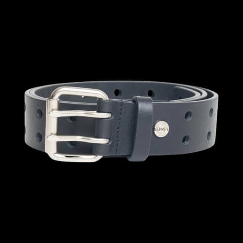 Stussy Punch Out Leather Belt 'Black'