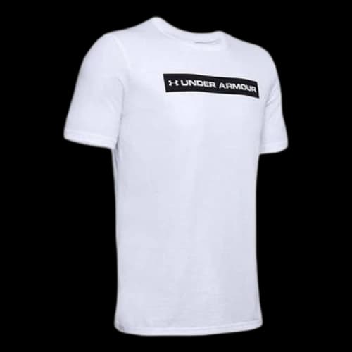 Under Armour UA Bar Originators Training Sports Breathable Short Sleeve Couple Style White