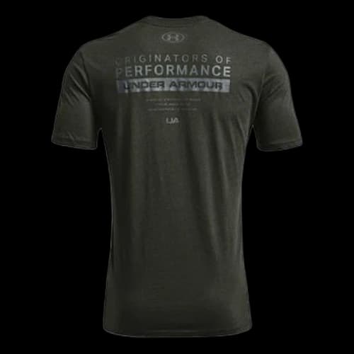 Under Armour Bar Originators Of Performance Training Sports Short Sleeve Men's Green