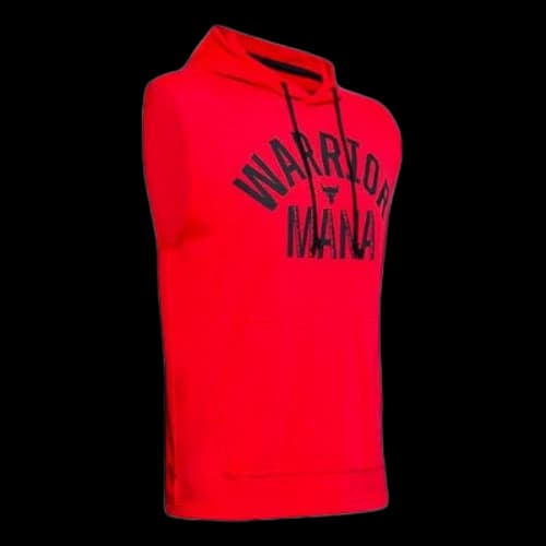 Under Armour Project Rock Training Sports hooded Sleeveless Red