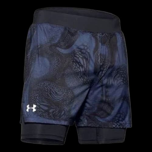 Under Armour Qualifier SpeedPocket 2-in-1 Shorts 'Legend Ink'