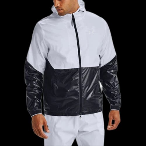 Under Armour Recover Legacy Hoodie Jacket 'White Black'