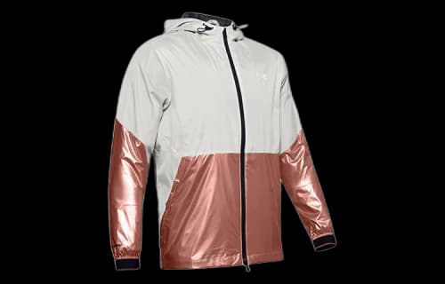 Under Armour Recover Legacy Windbreaker Jacket 'White Rose Gold'