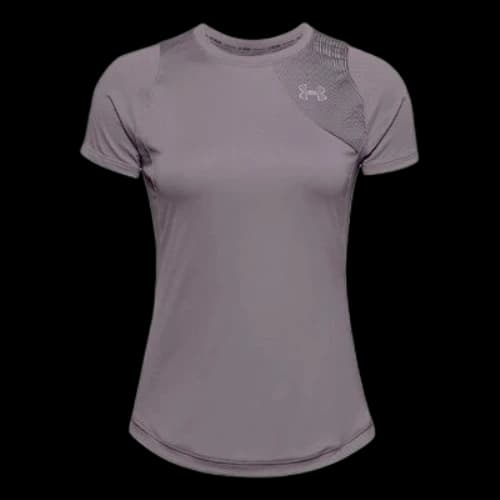 Under Armour UA Qualifier Running Sports Short Sleeve Purple (Women's)