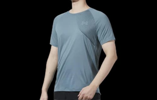 Under Armour Qualifier Running Sports Short Sleeve Blue