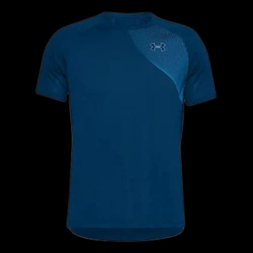 Under Armour Qualifier Lightweight Running Sports Gym Short Sleeve Blue