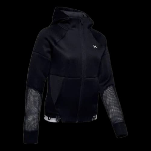 Under Armour MOVE Mesh Inset Hooded Jacket Black (Women's)