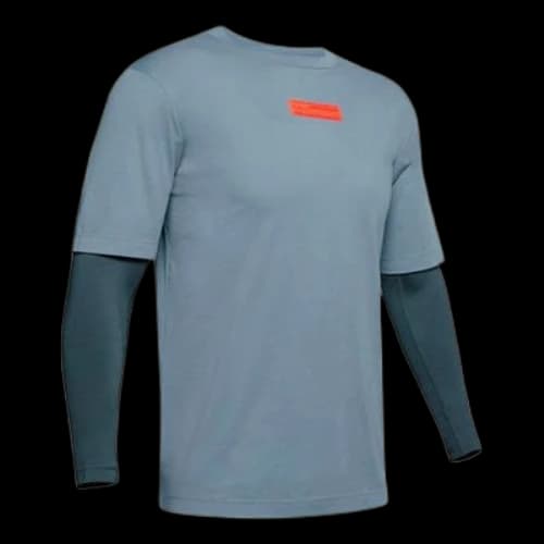 Under Armour UA Trek 2 in 1 T-shirt 'Blue'