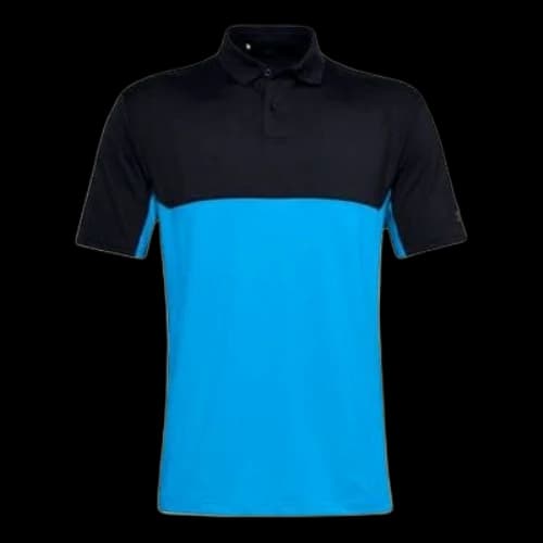 Under Armour Performance 2.0 Crestable Colorblock Polo Shirt 'Black Blue'