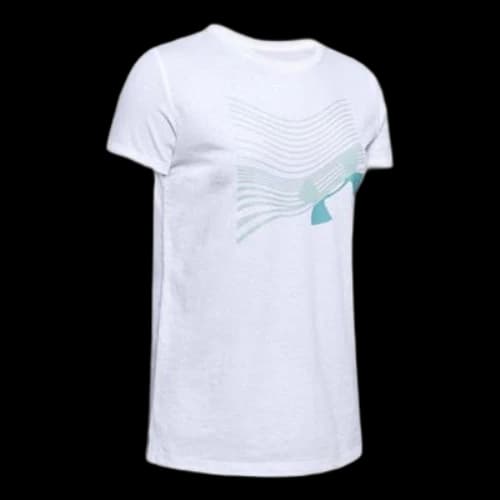 Under Armour Branded Training Sports Short Sleeve White (Women's)