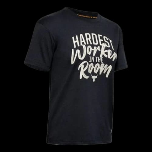 Under Armour Project Rock Training Sports Short Sleeve Black (Women's)