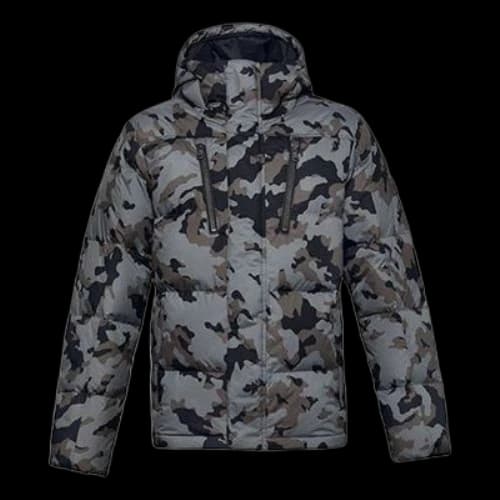 Under Armour Sportstyle Fleece Down Jacket 'Black Grey'