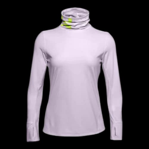 Under Armour IGNIGHT ColdGear Funnel-PPL Long Sleeve T-shirt 'Purple' (Women's)
