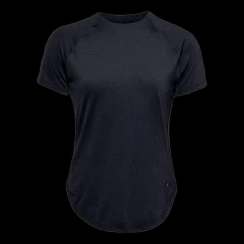 Under Armour Sport Hi-Lo Short Sleeve Black (Women's)