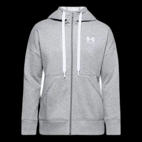 Under Armour Rival Logo Printing Hooded Jacket Gray (Women's)