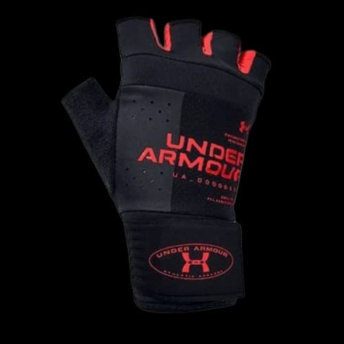 Under Armour Weightlifting Gloves 'Black Red'