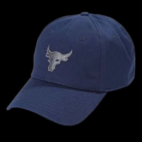 Under Armour Project Rock Cotton Baseball Cap 'Navy'