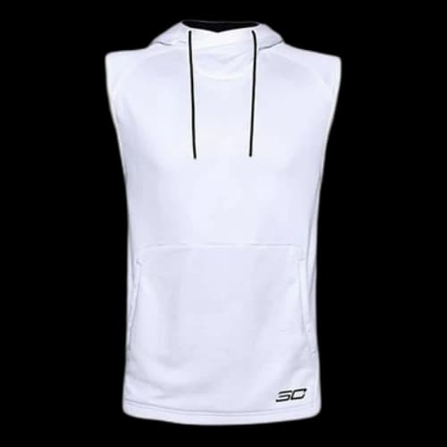 Under Armour Curry Sleeveless Hoodie 'White'