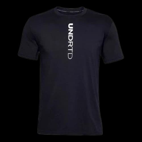 Under Armour Curry Undrtd Wordmark Round Neck Short Sleeve Black