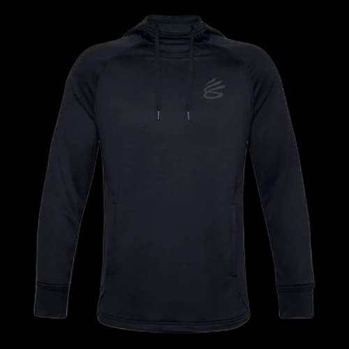 Under Armour Curry logo Pattern Printing Solid Color Black