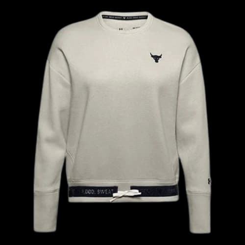 Under Armour Charged Fleece Round-neck Swea White (Women's)