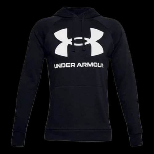 Under Armour Rival Fleece Big Logo Hoodie 'Black'