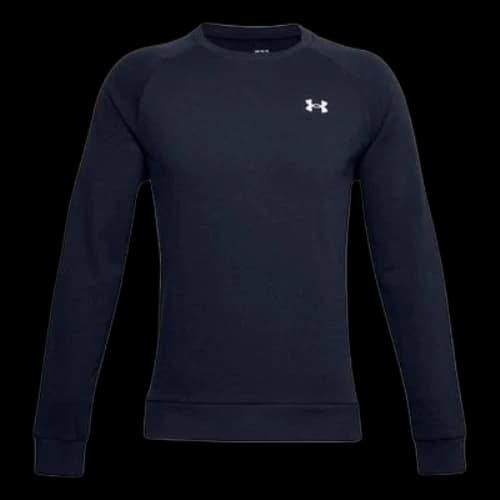 Under Armour Rival Cotton Training Sports Round Neck Navy Blue