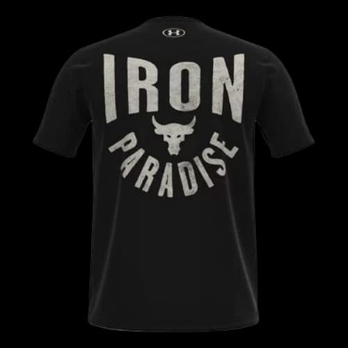 Under Armour Project Rock Iron Paradise T-Shirt 'Black'
