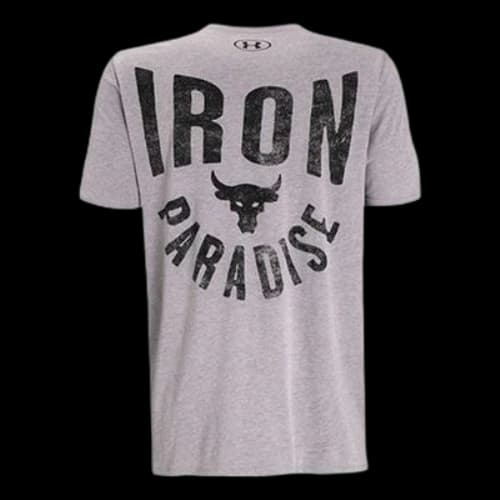 Under Armour Project Rock Iron Paradise T-shirt 'Grey'