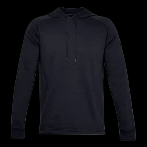 Under Armour Project Rock Charged Cotton Logo Hoodie 'Black'
